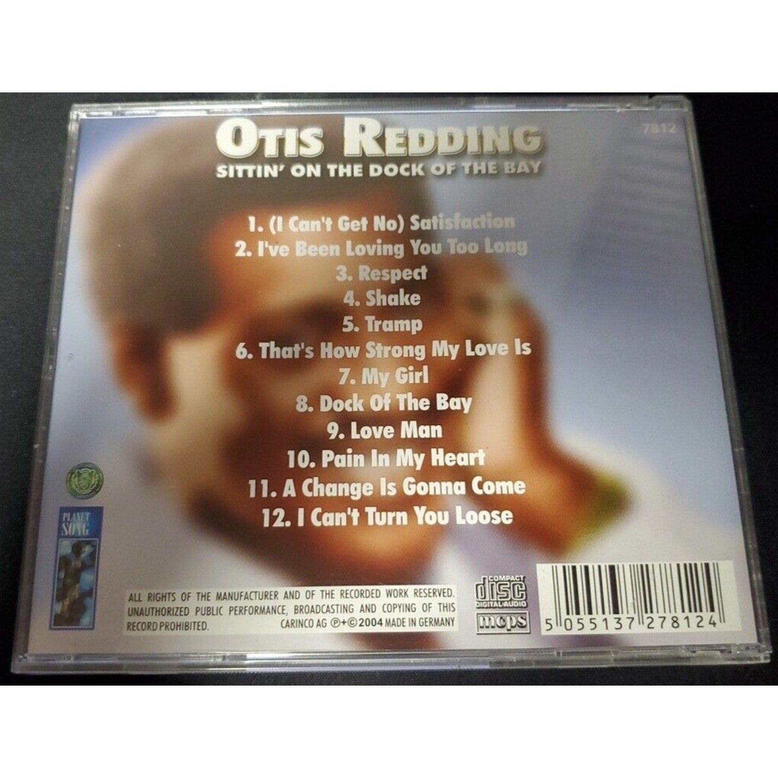 Otis Redding Sittin' On The Dock of The Bay, German Release, 2004, CD