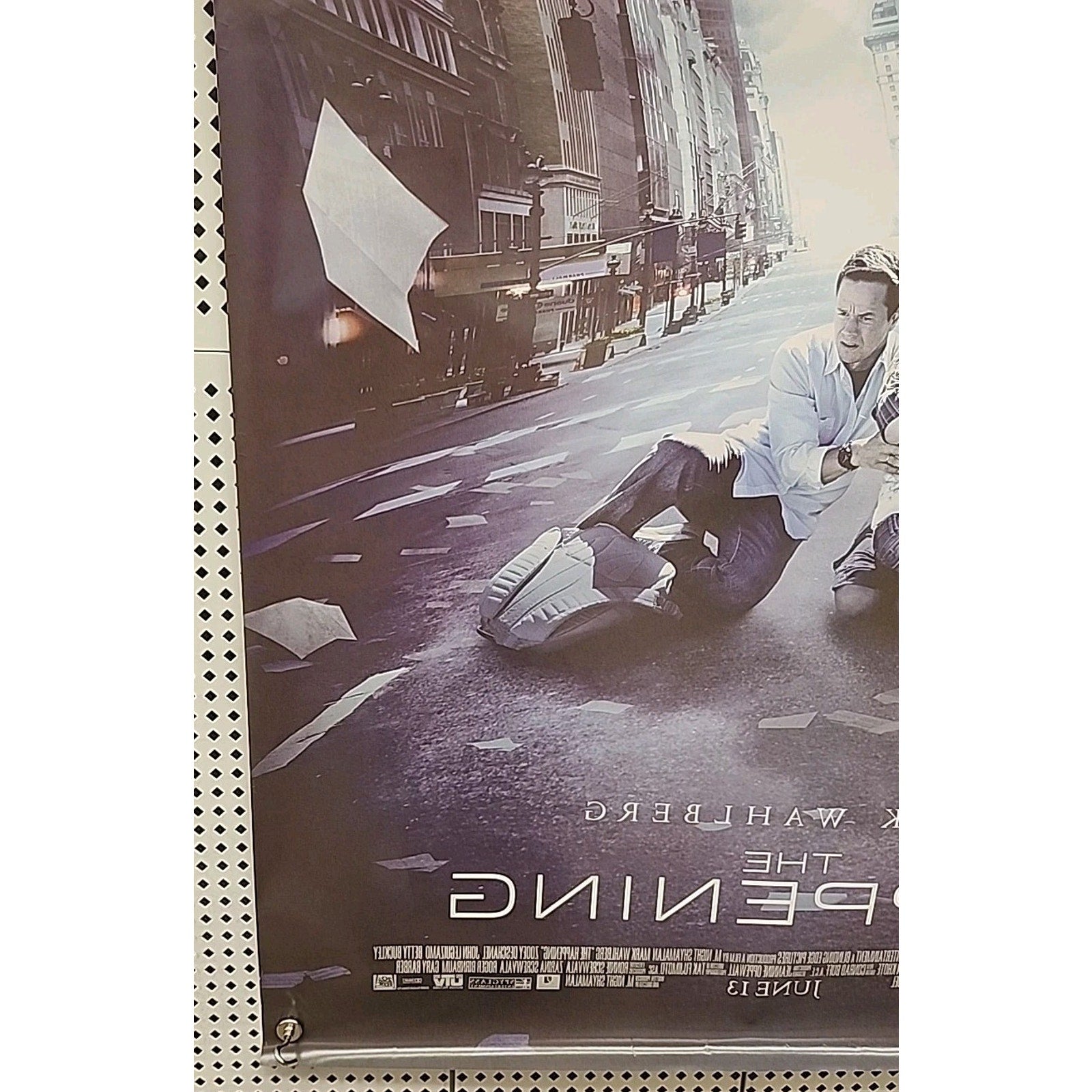 The Happening 2008 Double Sided Original Movie Poster 27" x 40" Mark Wahlberg
