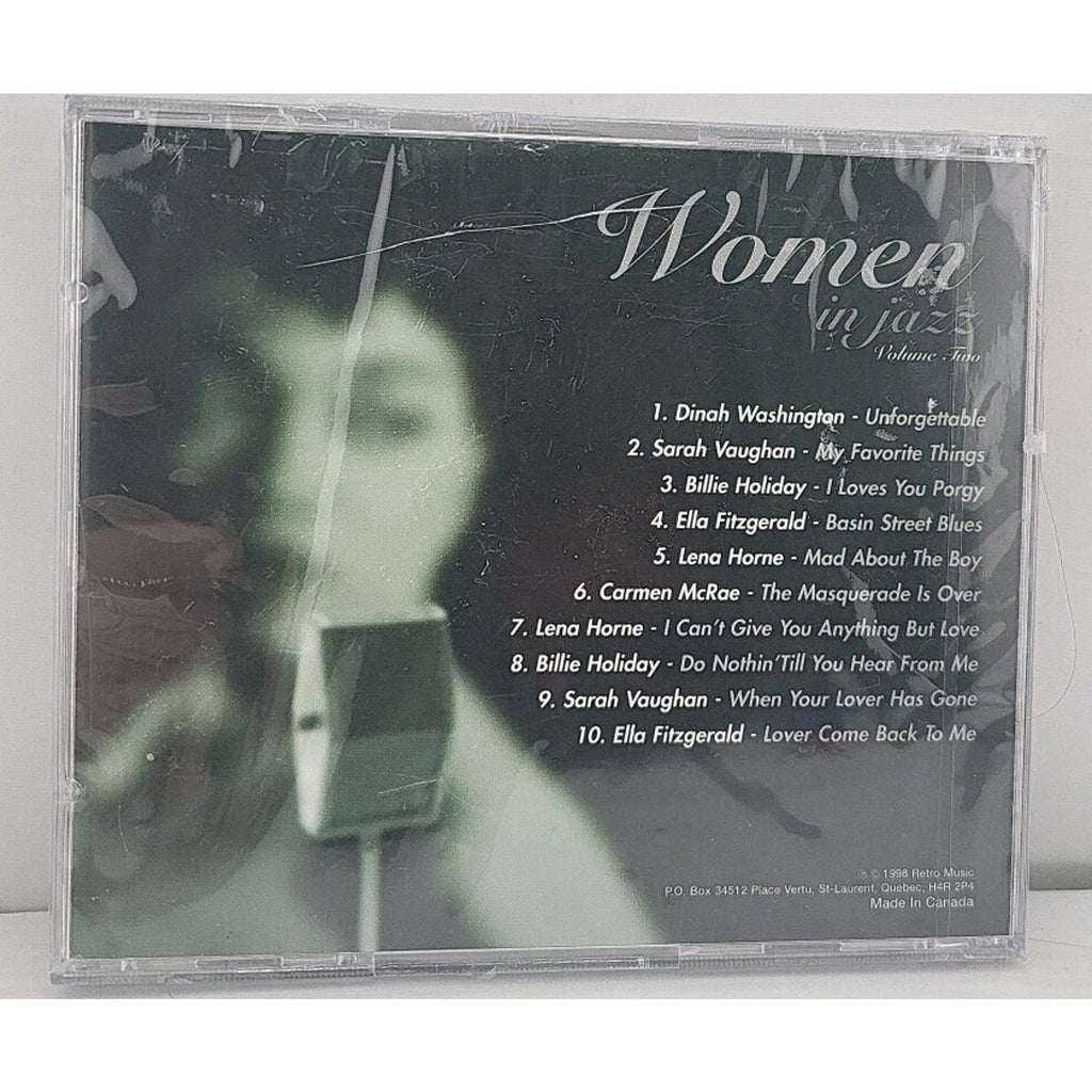 Various Artists : Women in Jazz CD Vol 2, Billie Holiday Ella Carmen McRae