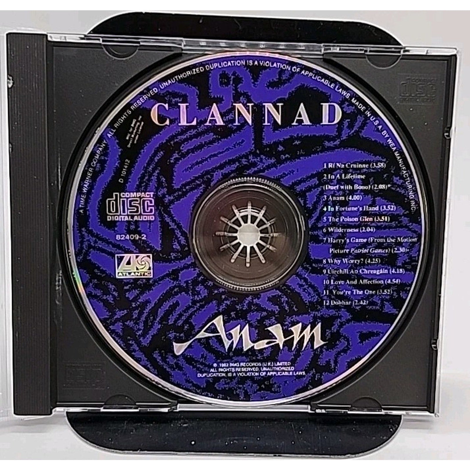 Anam by Clannad (CD, Jul-1992, Atlantic (Label))