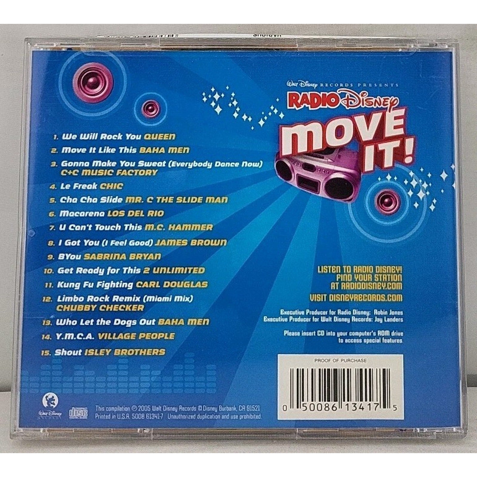 Radio Disney: Move It by Disney (CD, Aug-2005, Walt Disney)