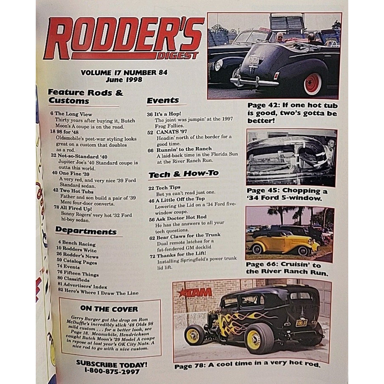 Rodder's Digest Magazine June 1998 Volume 17 Number 84