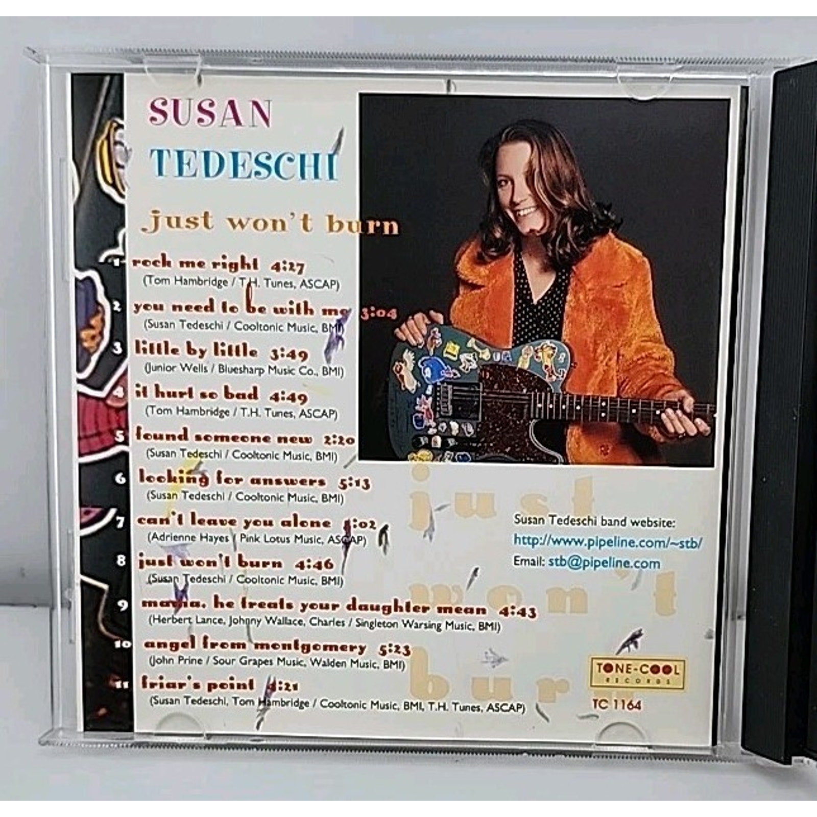 Just Won't Burn by Susan Tedeschi (CD, Jun-2003, Tone-Cool)