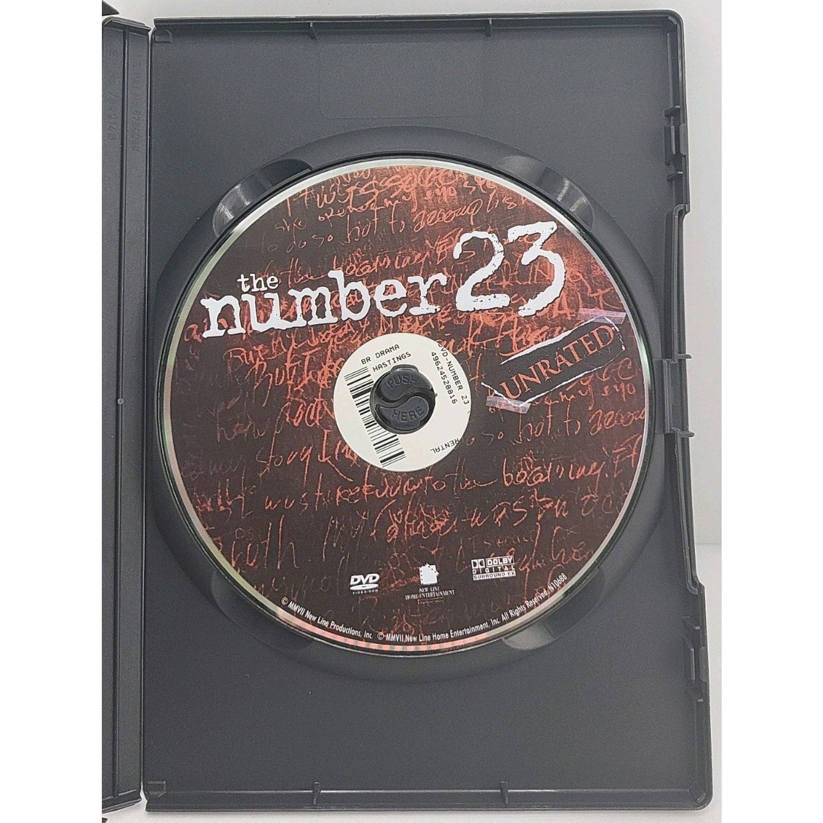 The Number 23 (DVD, 2007)