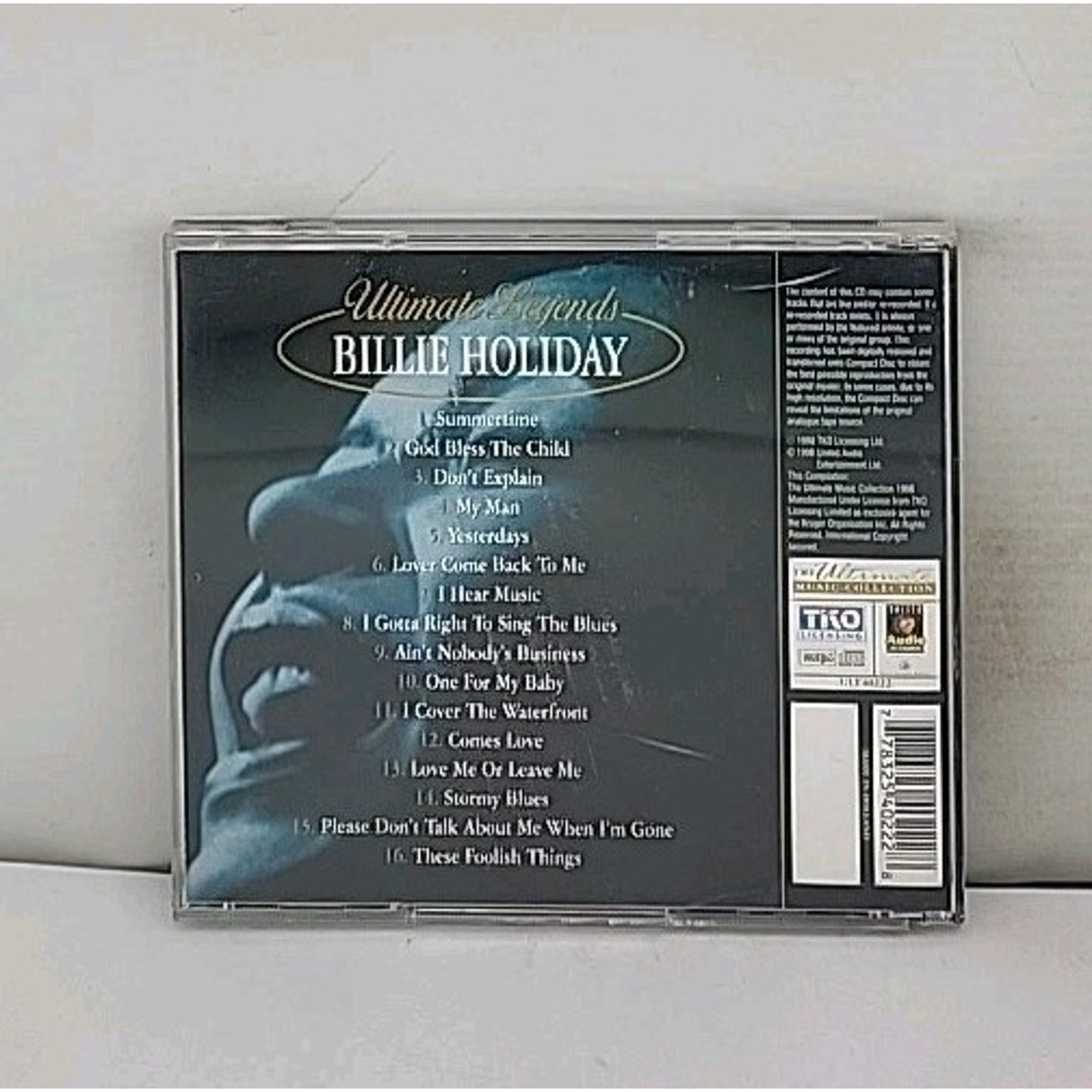 Ultimate Legends-Billie Holiday by Billie Holiday (CD, 2003)
