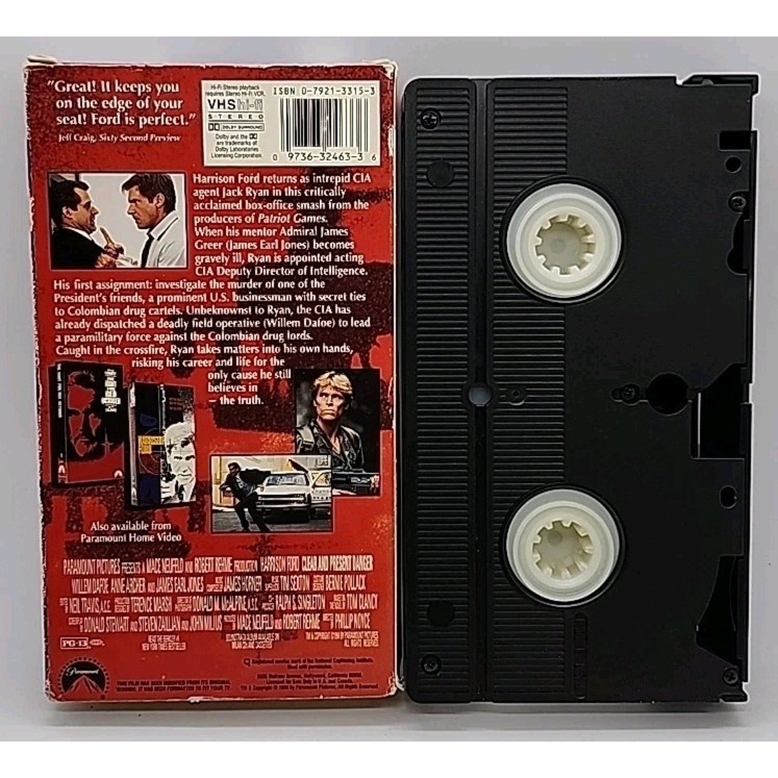 Clear & Present Danger (VHS, 1994)