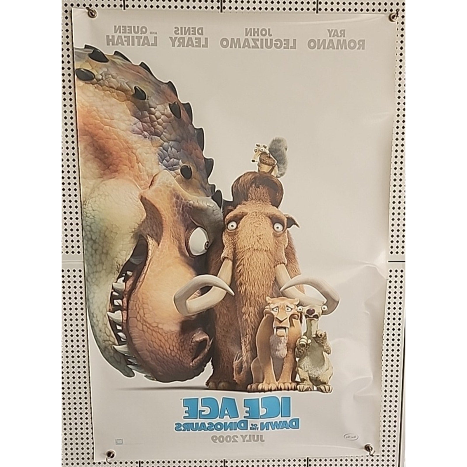 Ice Age Dawn Of The Dinosaurs Movie Poster Original DS One Sheet 27x40 2009 ADV