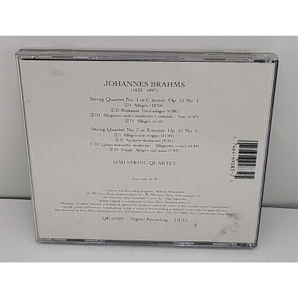 Brahms: String Quartets OP. 51, NOS. 1 & 2 CD