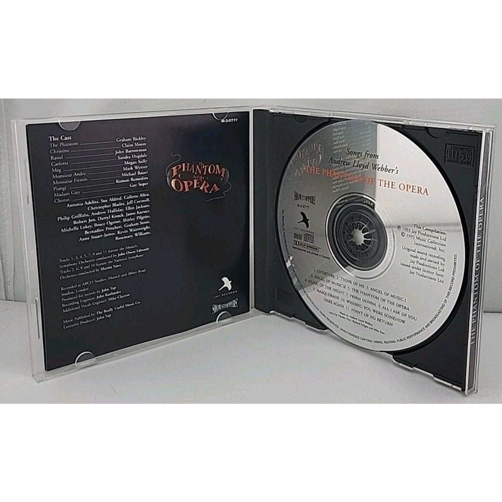 Songs From Andew Lloyd Webber's The Phantom Of The Opera CD