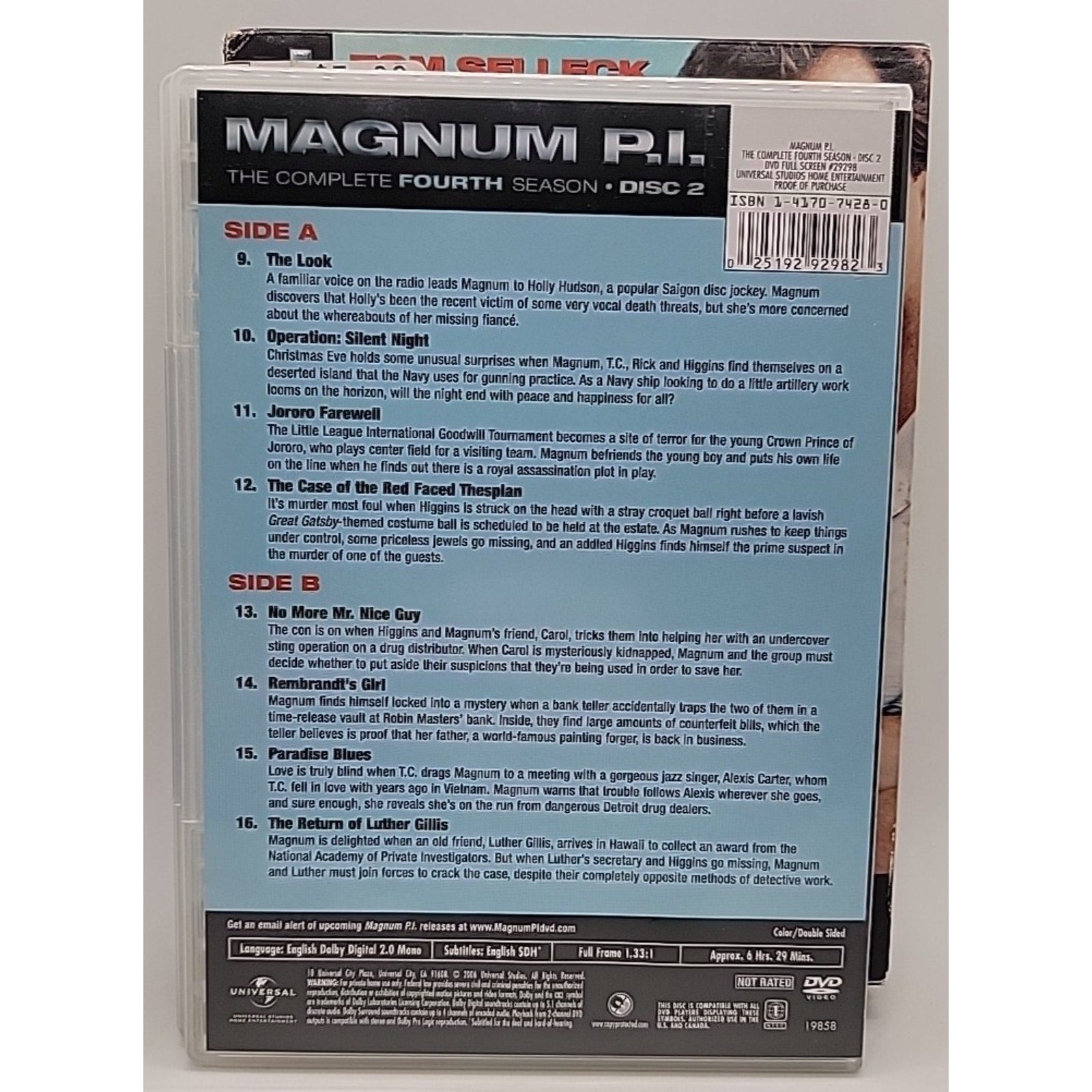 Magnum P.I.: Complete Fourth Season (DVD)