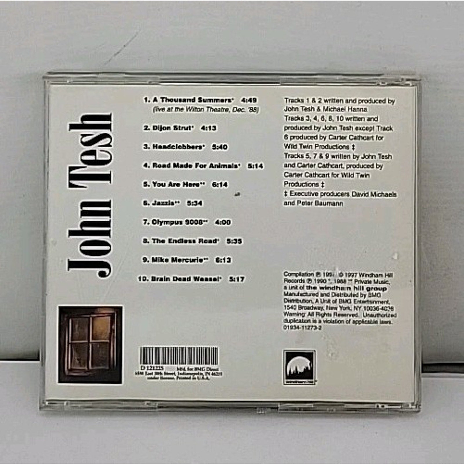 A Windham Hill Retrospective by John Tesh (CD, Oct-1997, Windham Hill Records)