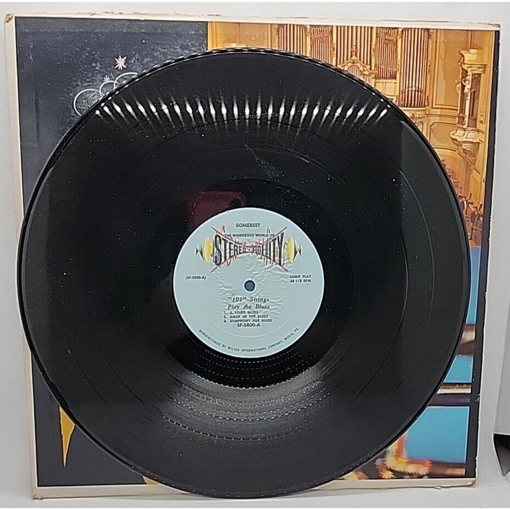 101 Strings Play The Blues (Vinyl, 1958) Somerset SF-5800 (Record)