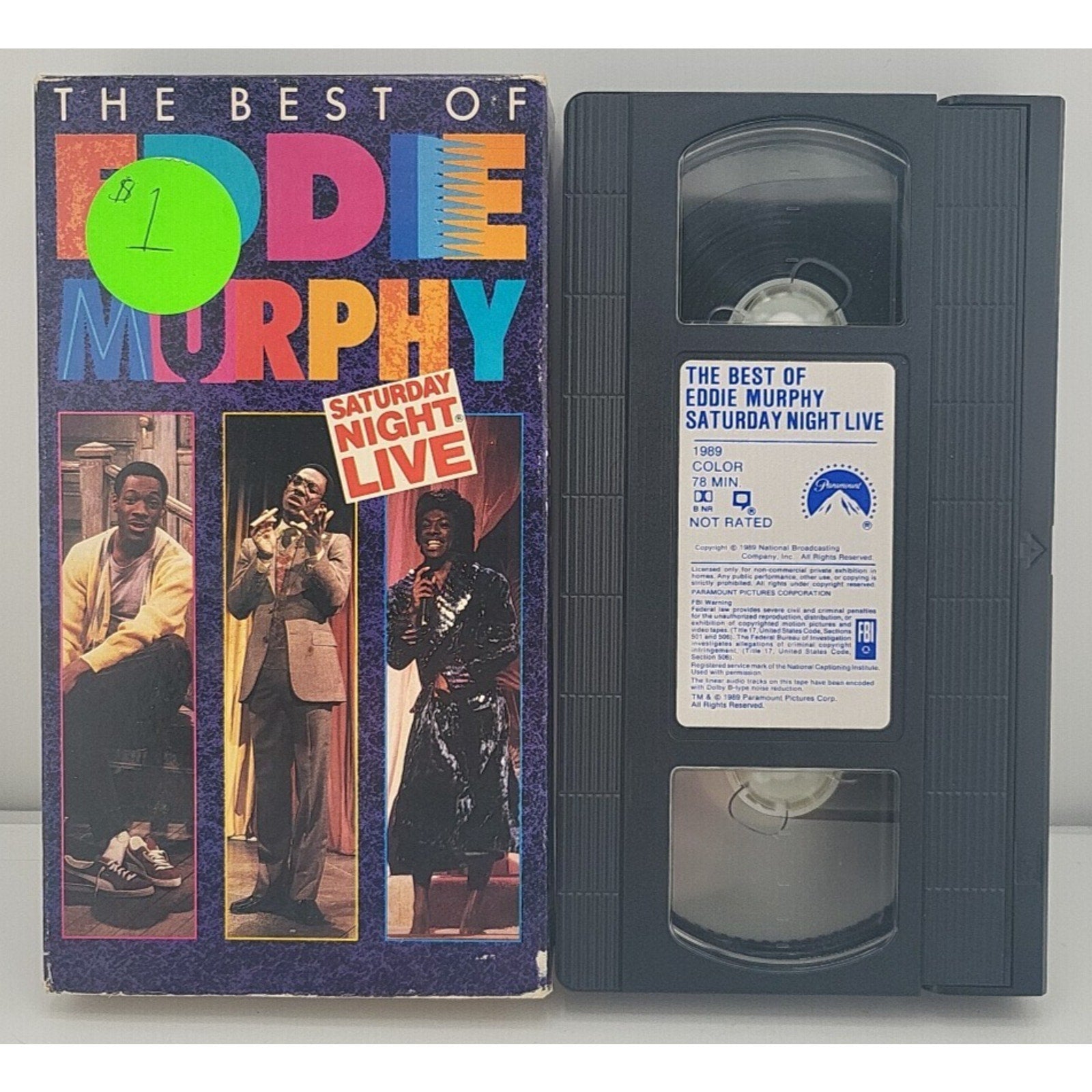 Saturday Night Live - Best of Eddie Murphy (VHS, 1991)