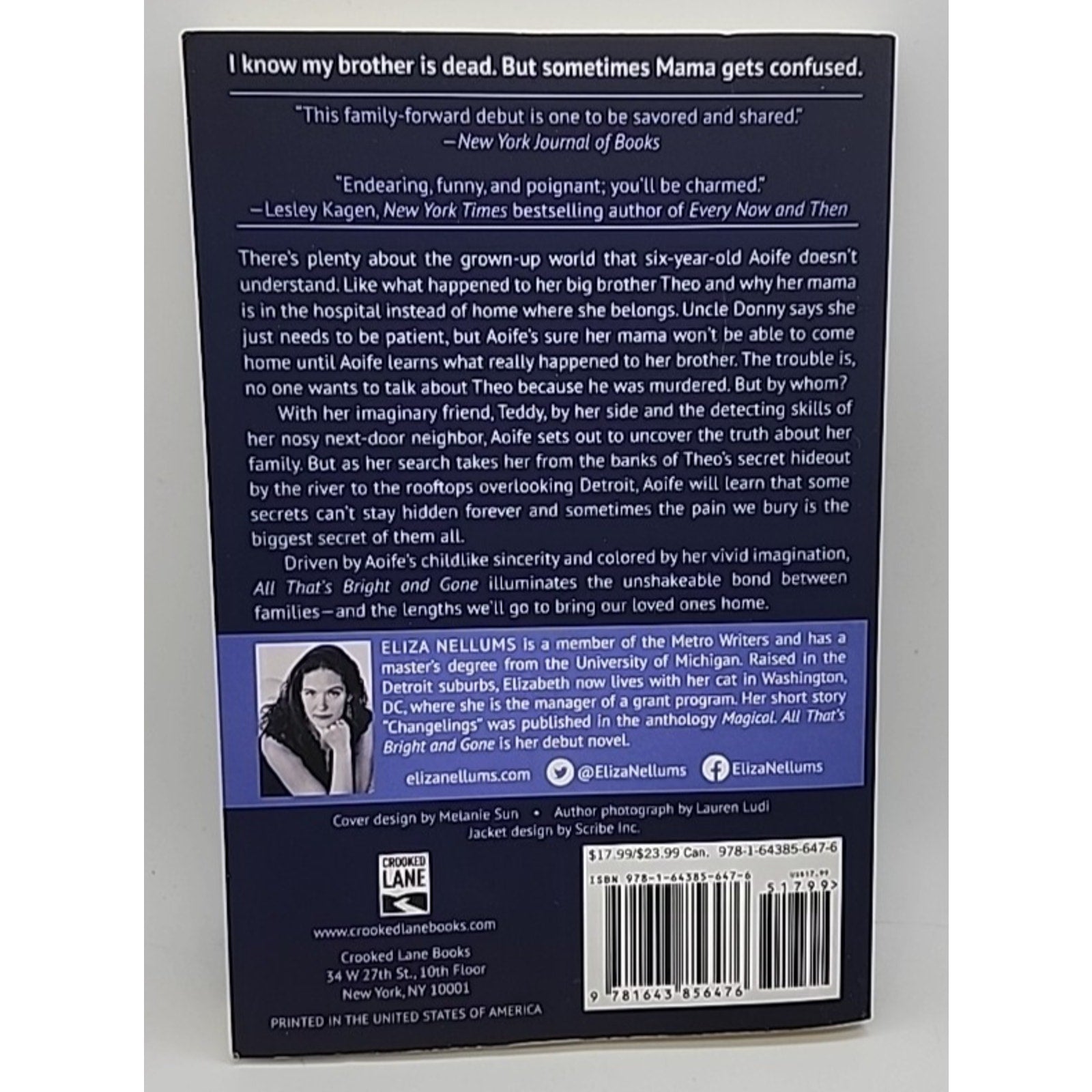 All That's Bright and Gone : A Novel by Eliza Nellums (2020, Trade Paperback)