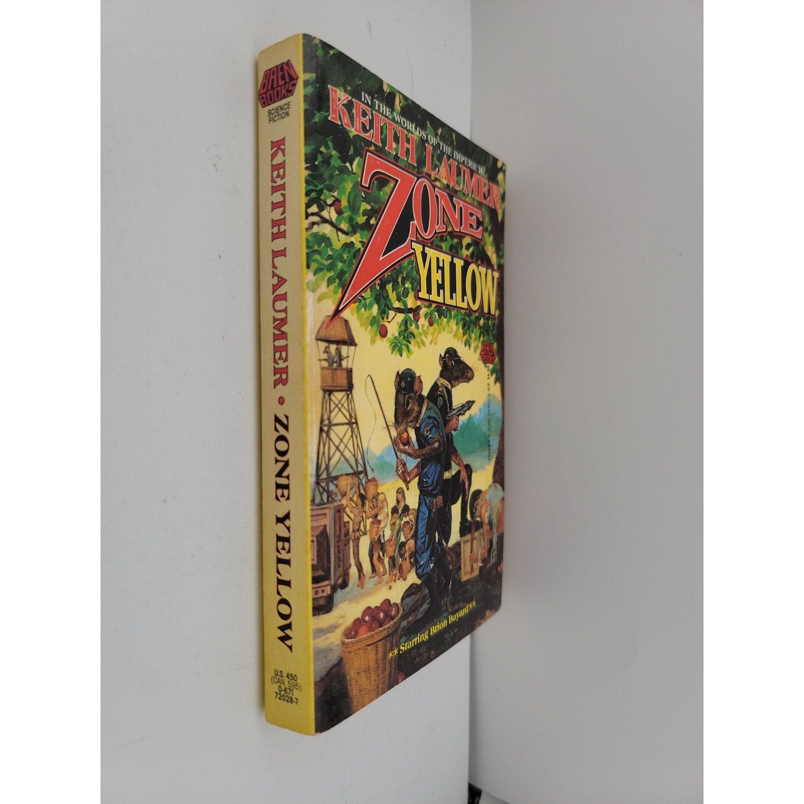 Zone Yellow by Keith Laumer (1990, Mass Market)