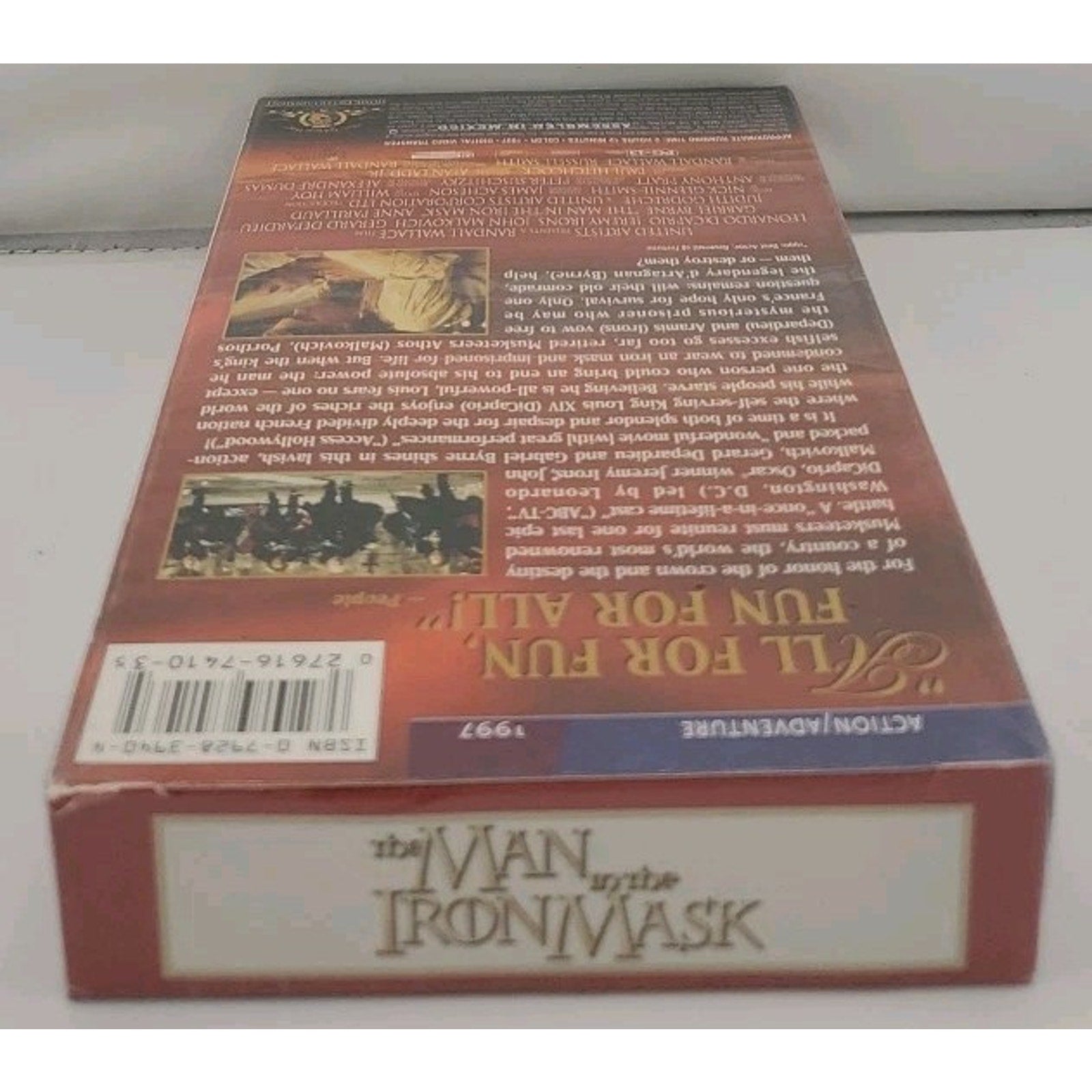 The Man in the Iron Mask (VHS, 1999, Contemporary Classics) *Brand New*