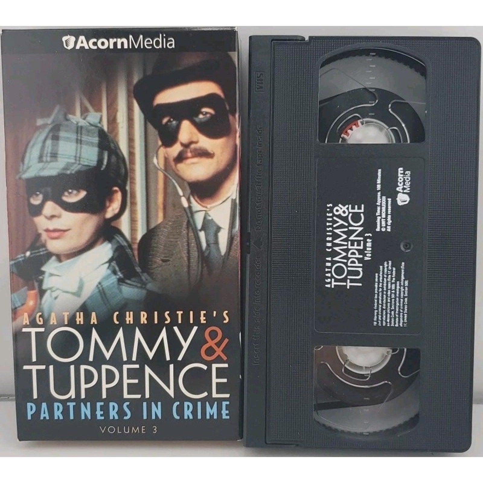 Agatha Christie's Tommy & Tuppence: Partners in Crime - Set 1 (VHS, 2001, 3-Tape