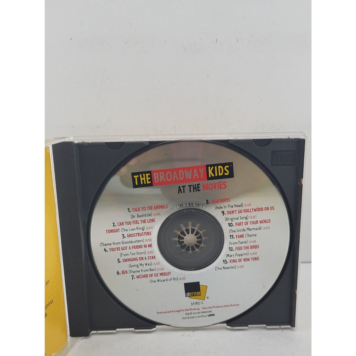 At the Movies by The Broadway Kids (CD, 1997)