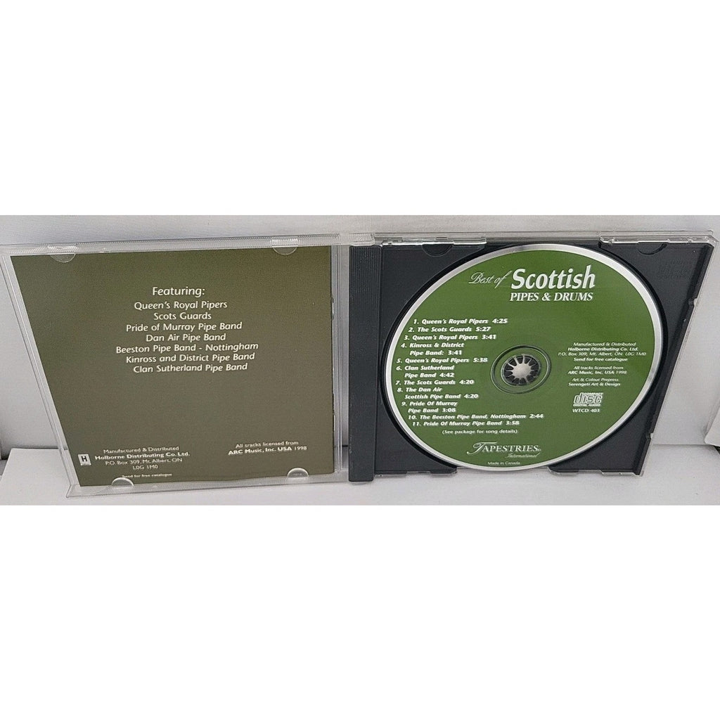 Best of Scottish Pipes & Drums Music CD