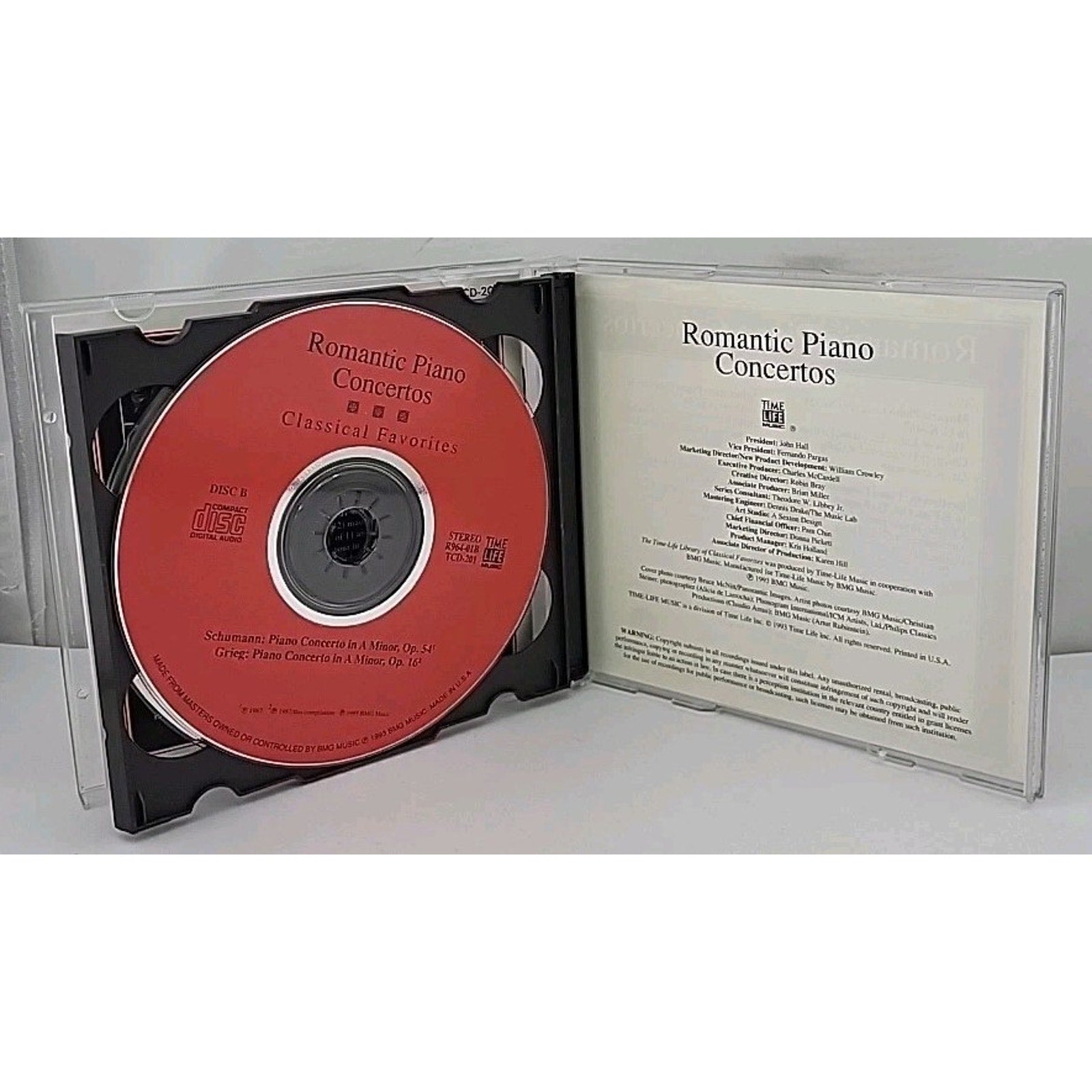 Romantic Piano Concertos: Time-Life Library of Classical Favorites (Cd) 2 Discs