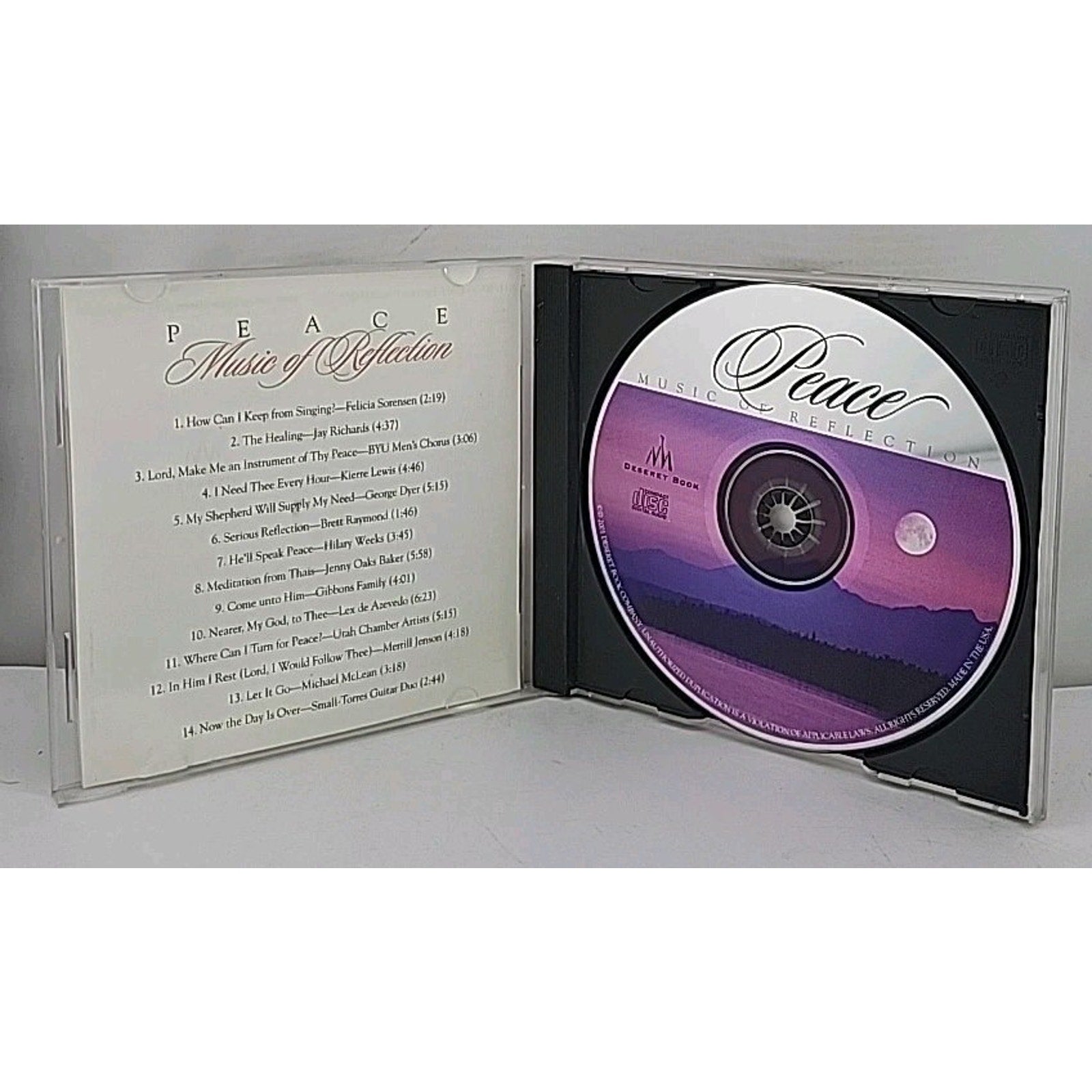 Peace - Music of Reflection CD 2001 Inspirational LDS Deseret Book