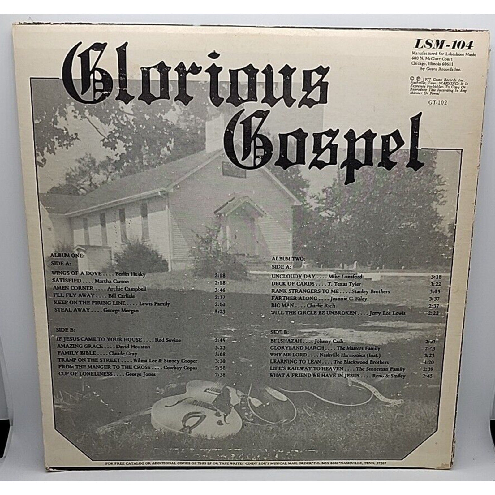 Various: Glorious Gospel Lake Shore 12" LP 33 RPM