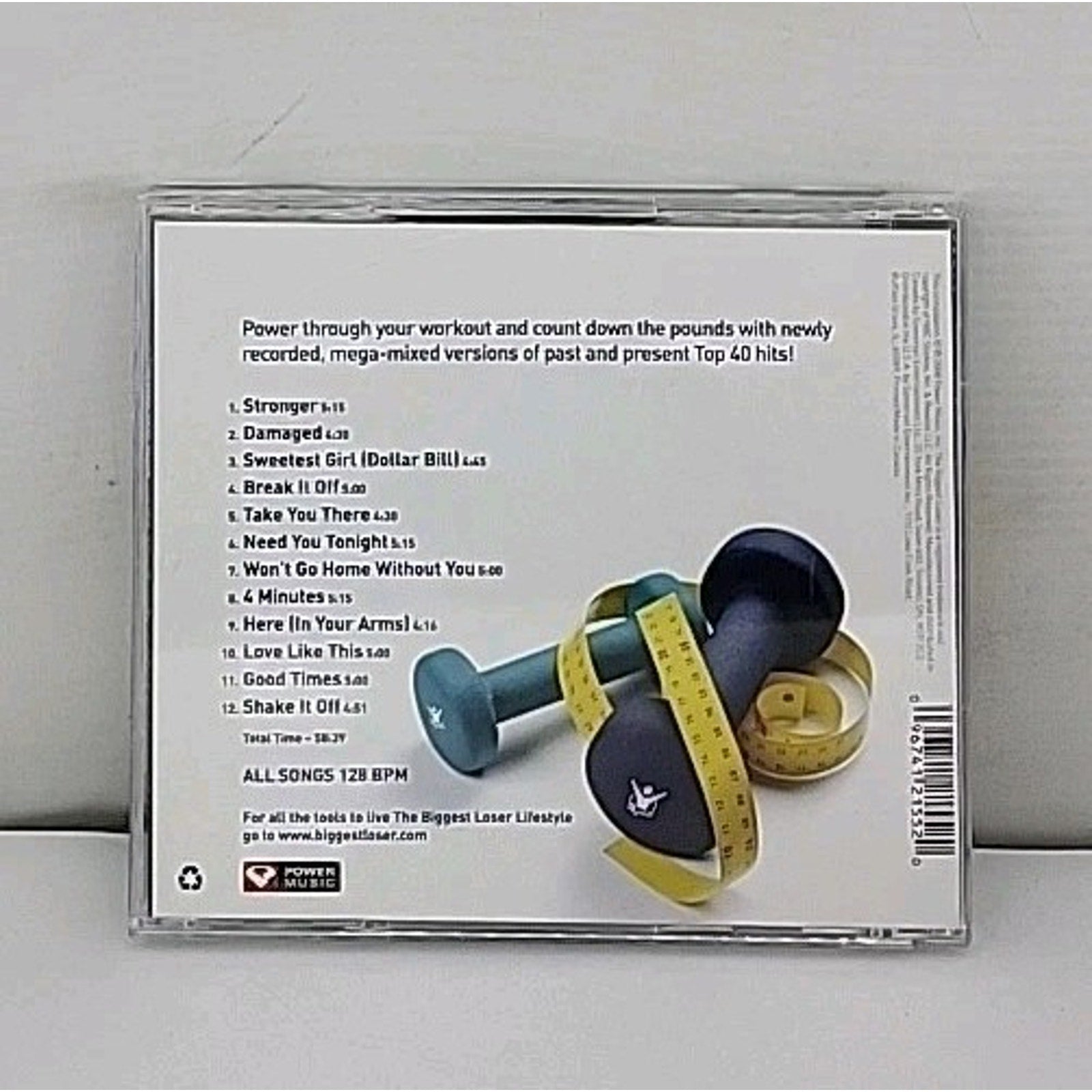 Top 40 Hits Biggest Loser Workout Mix by Various (CD, 2009)