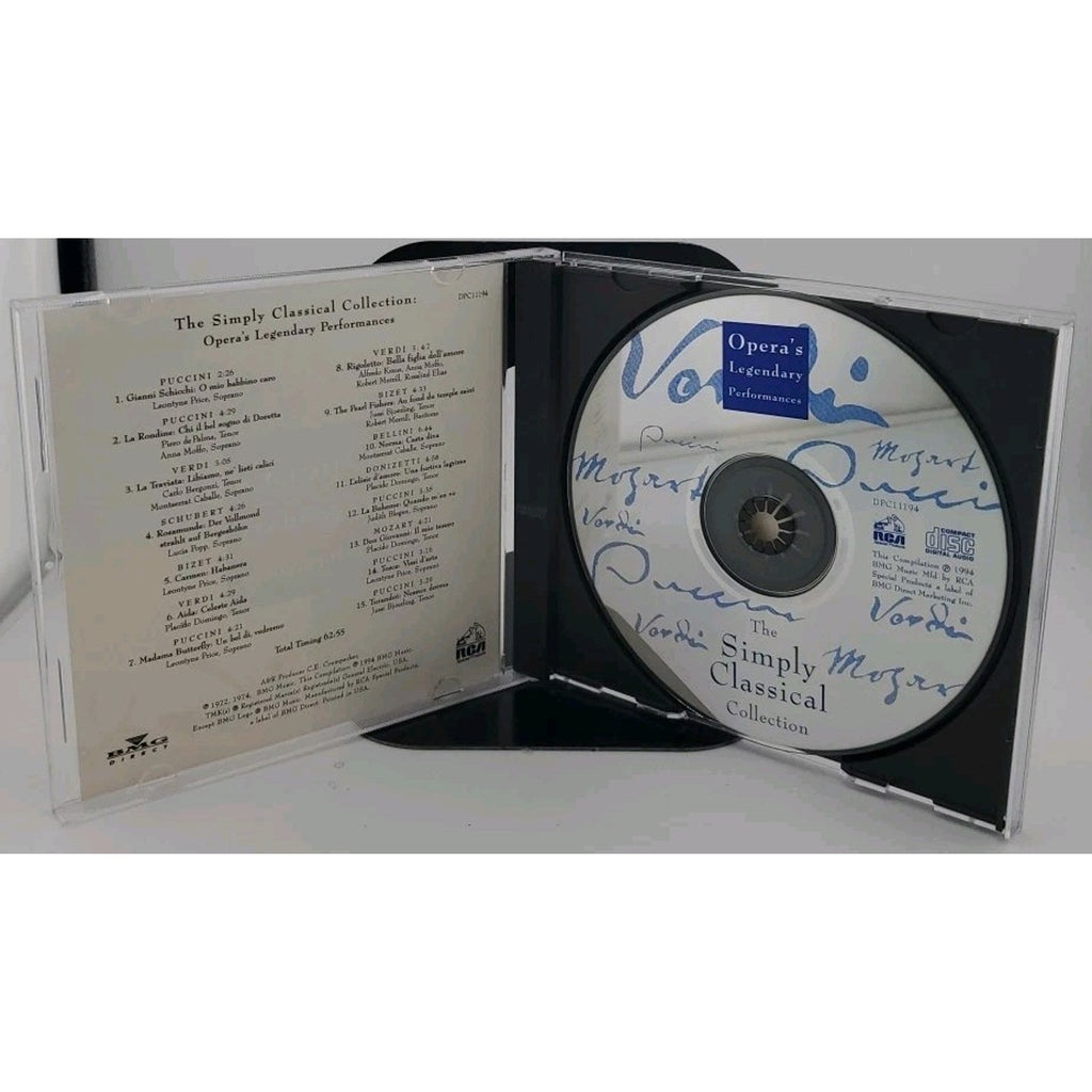 Opera's Legendary Performances CD