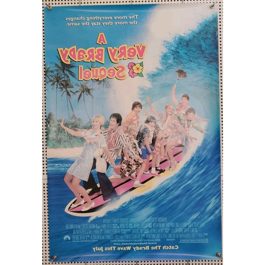 Rolled A Very Brady Sequel 1996 Double-Sided Movie Poster 27x40 Shelley Long