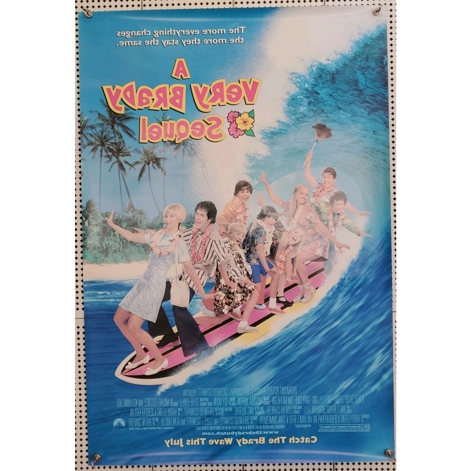 Rolled A Very Brady Sequel 1996 Double-Sided Movie Poster 27x40 Shelley Long