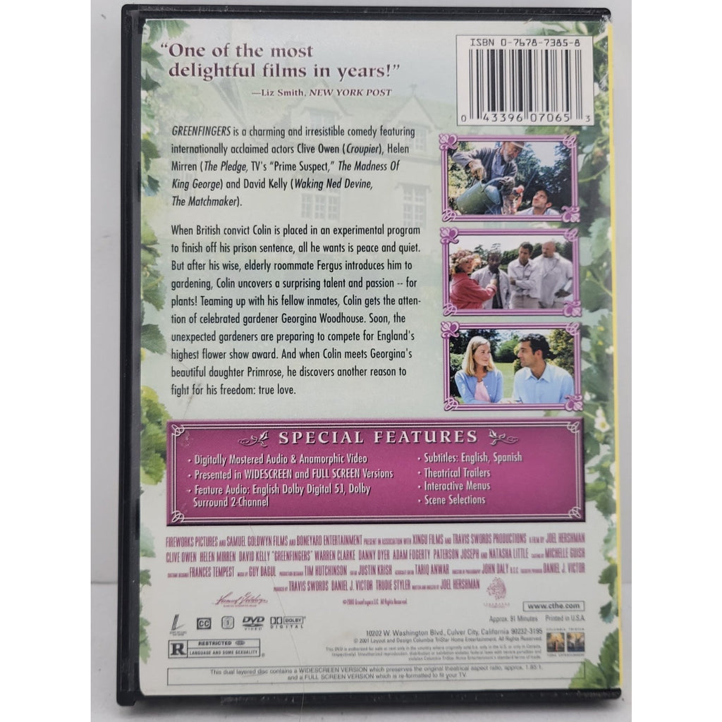 Greenfingers (DVD, 2000)