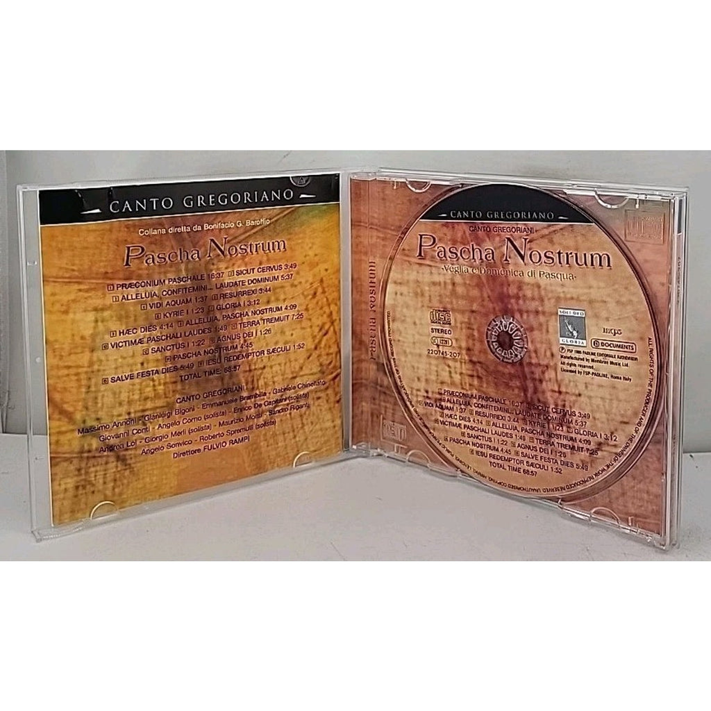 Pascha Nostrum "Canto Gregoriano" (Classical) CD.