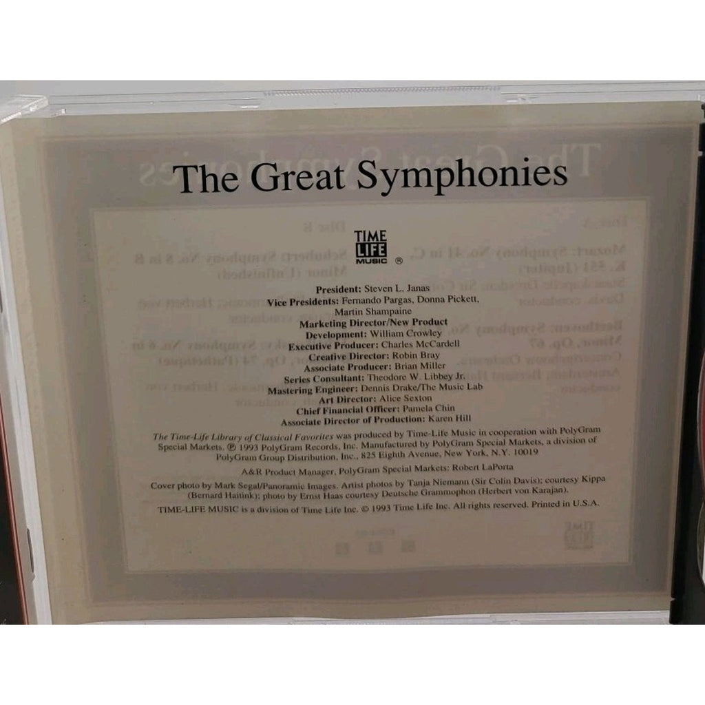 The Great Symphonies, Classical Favorites Time Life (CD)