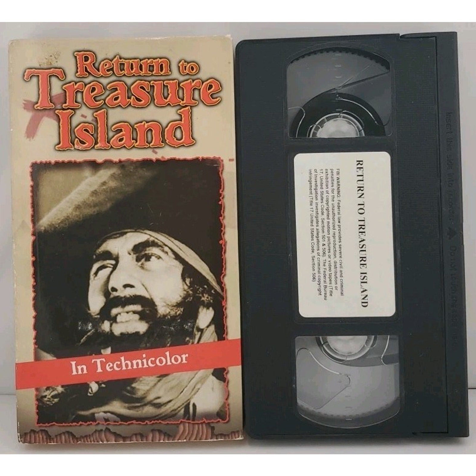 Return To Treasure Island (1953) VHS