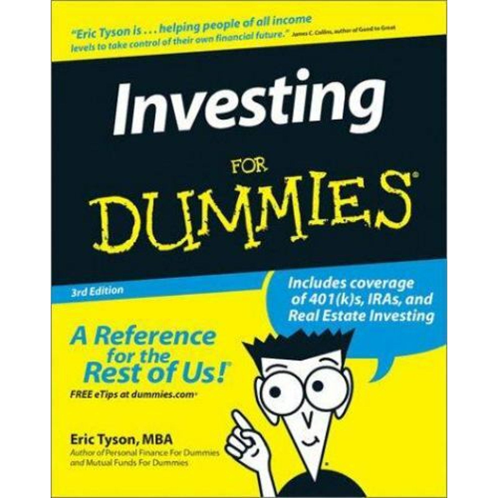 Investing for Dummies by Eric Tyson (2002, Trade Paperback, Revised edition)