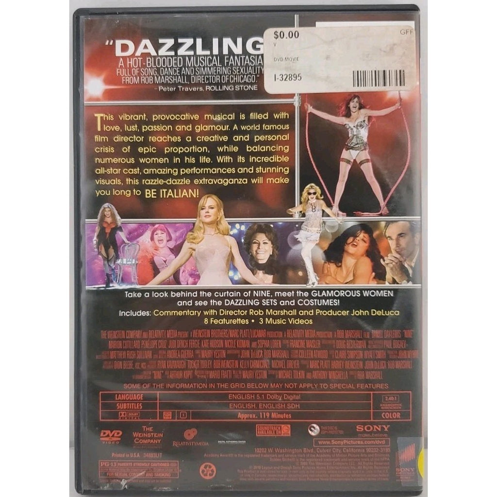 Nine (DVD, 2010)
