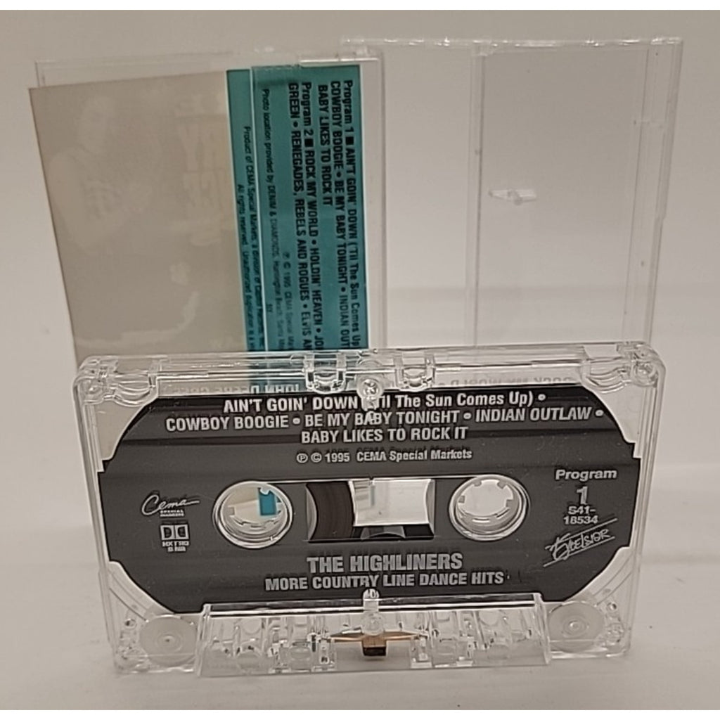 The Highliners Cassette "More Country Line Dance Hits" - S41-18534 - Denim & Dia