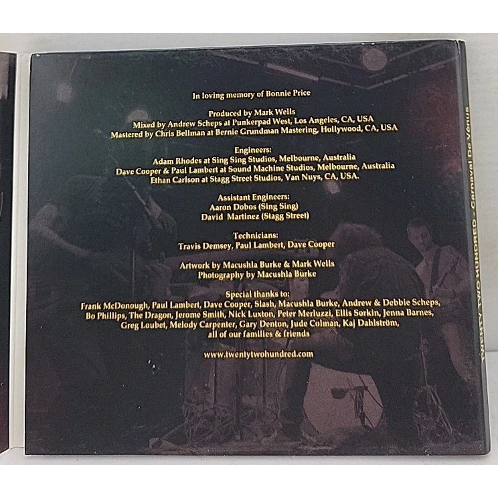 Carnaval De Venus by Twenty Two Hundred (CD, 2015)