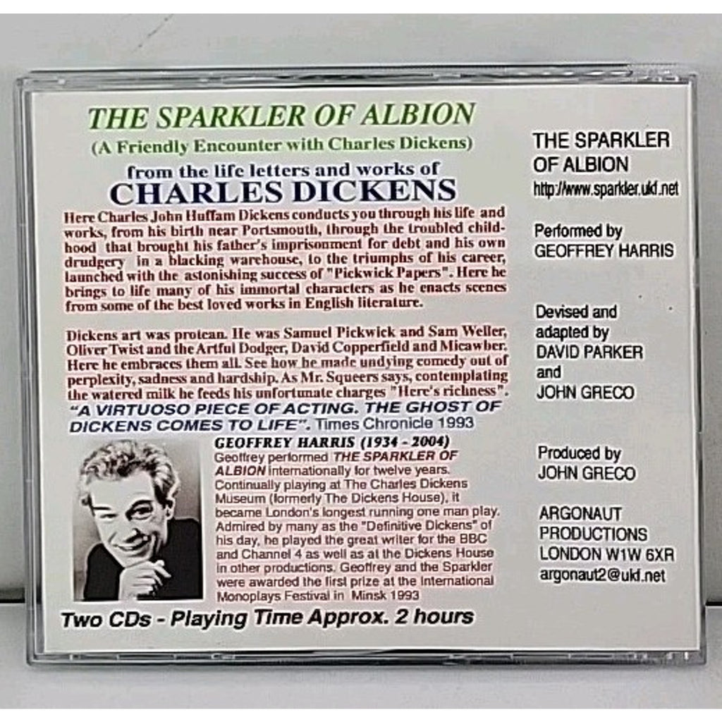 A Friendly Encounter With Charles Dickens - The Sparkler Of Albion - 2 CDrs