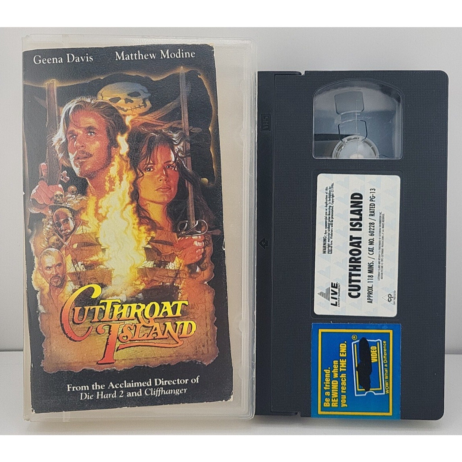 Cutthroat Island (VHS, 1996)
