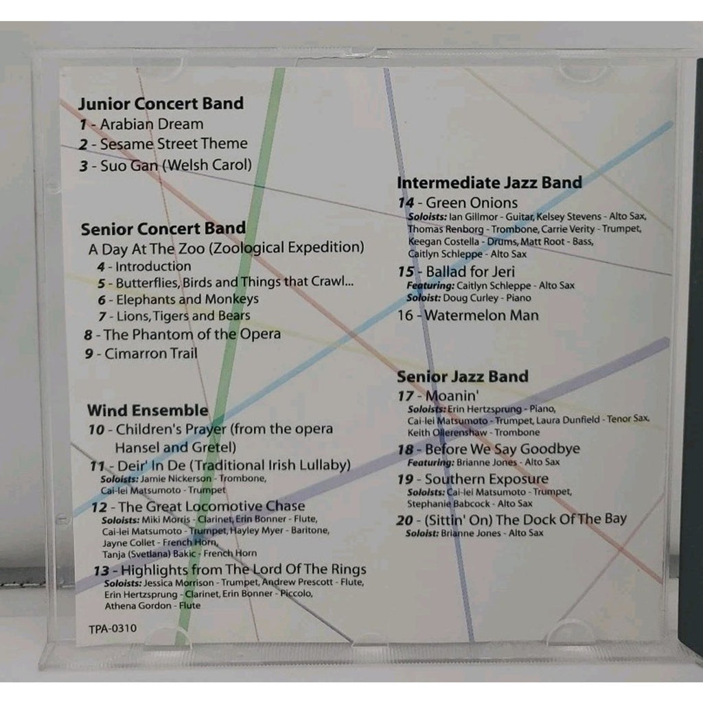 Vincent Massey Junior High - Music Outside The Lines CD