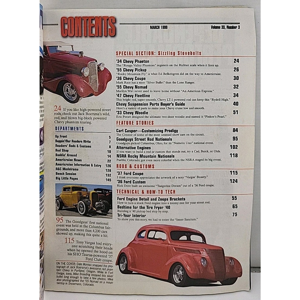 Rod & Custom Magazine - March 1999 - Volume 33 Number 3