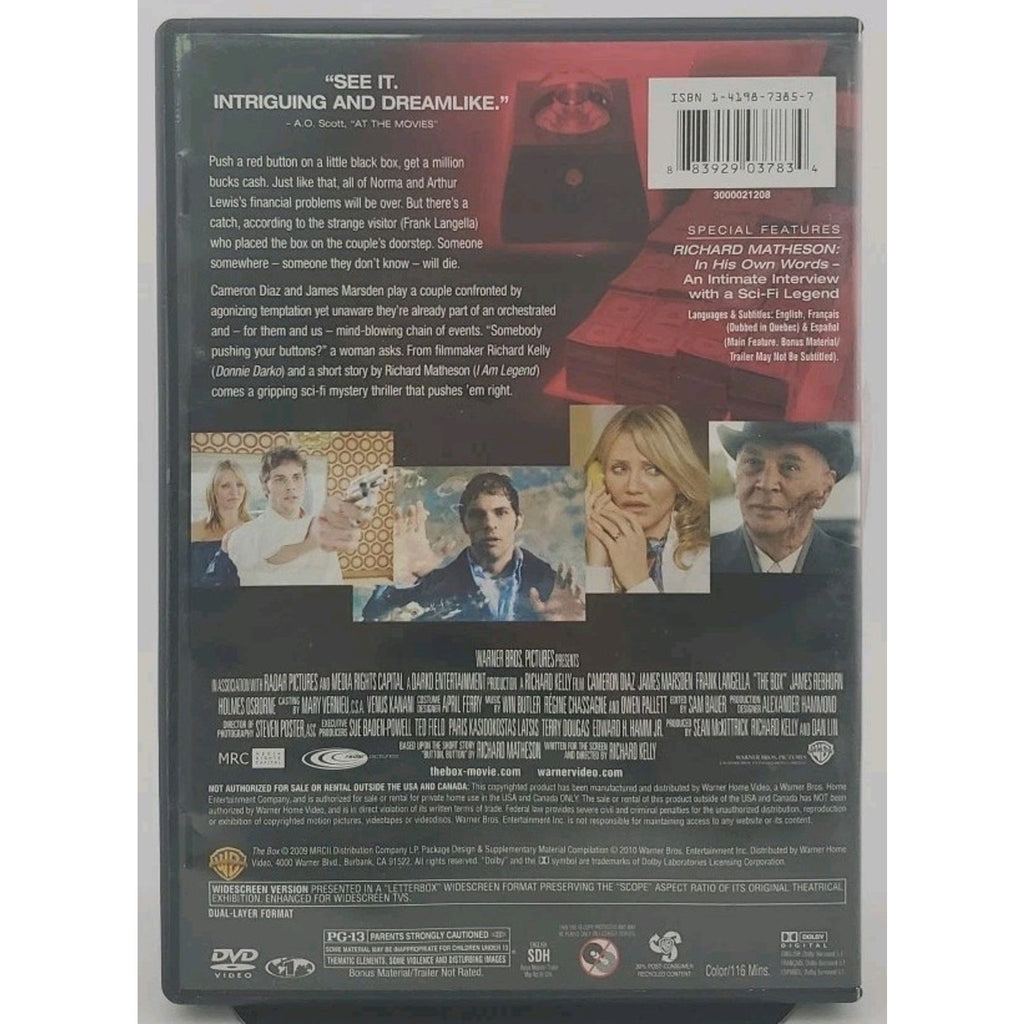 The Box (DVD, 2009)