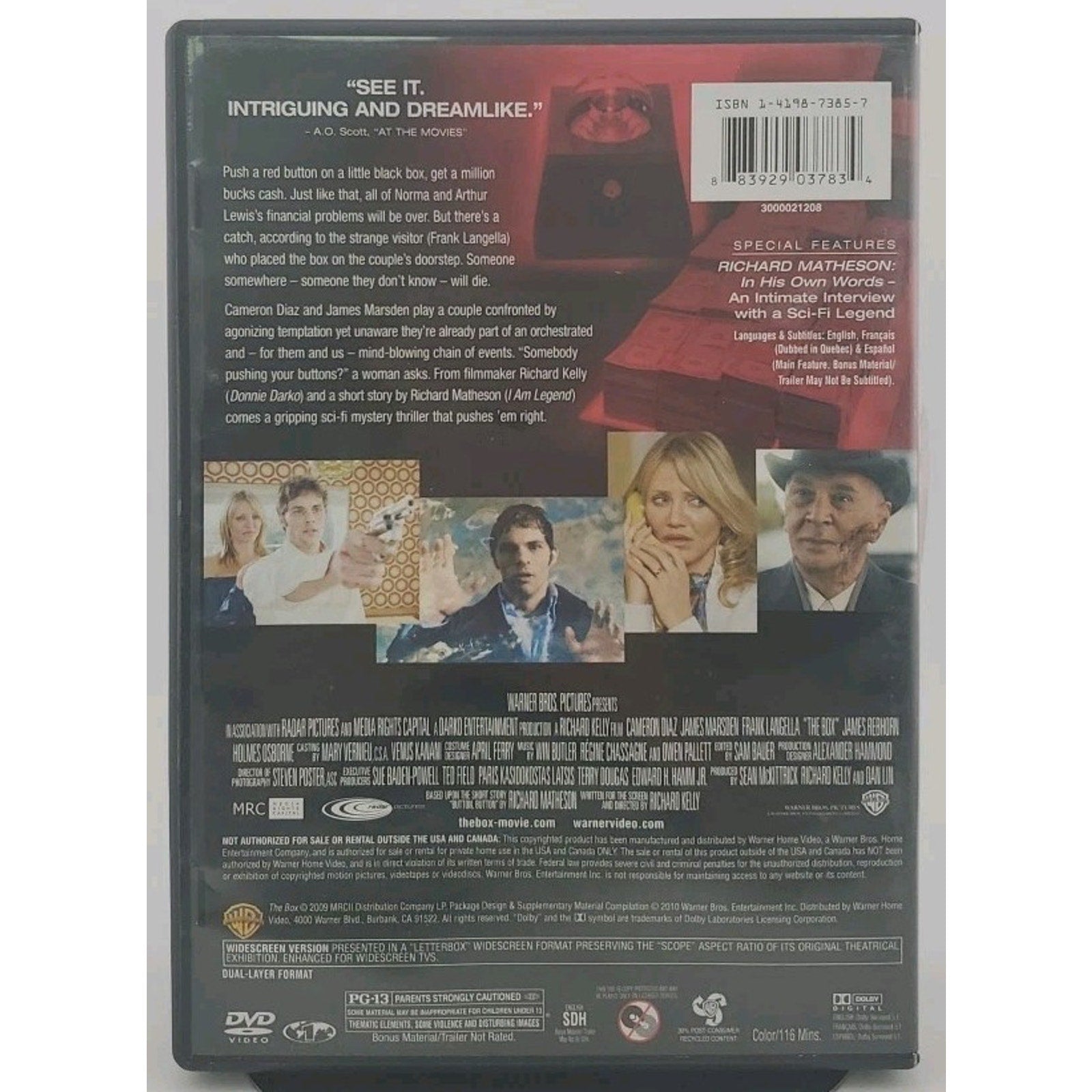 The Box (DVD, 2009)
