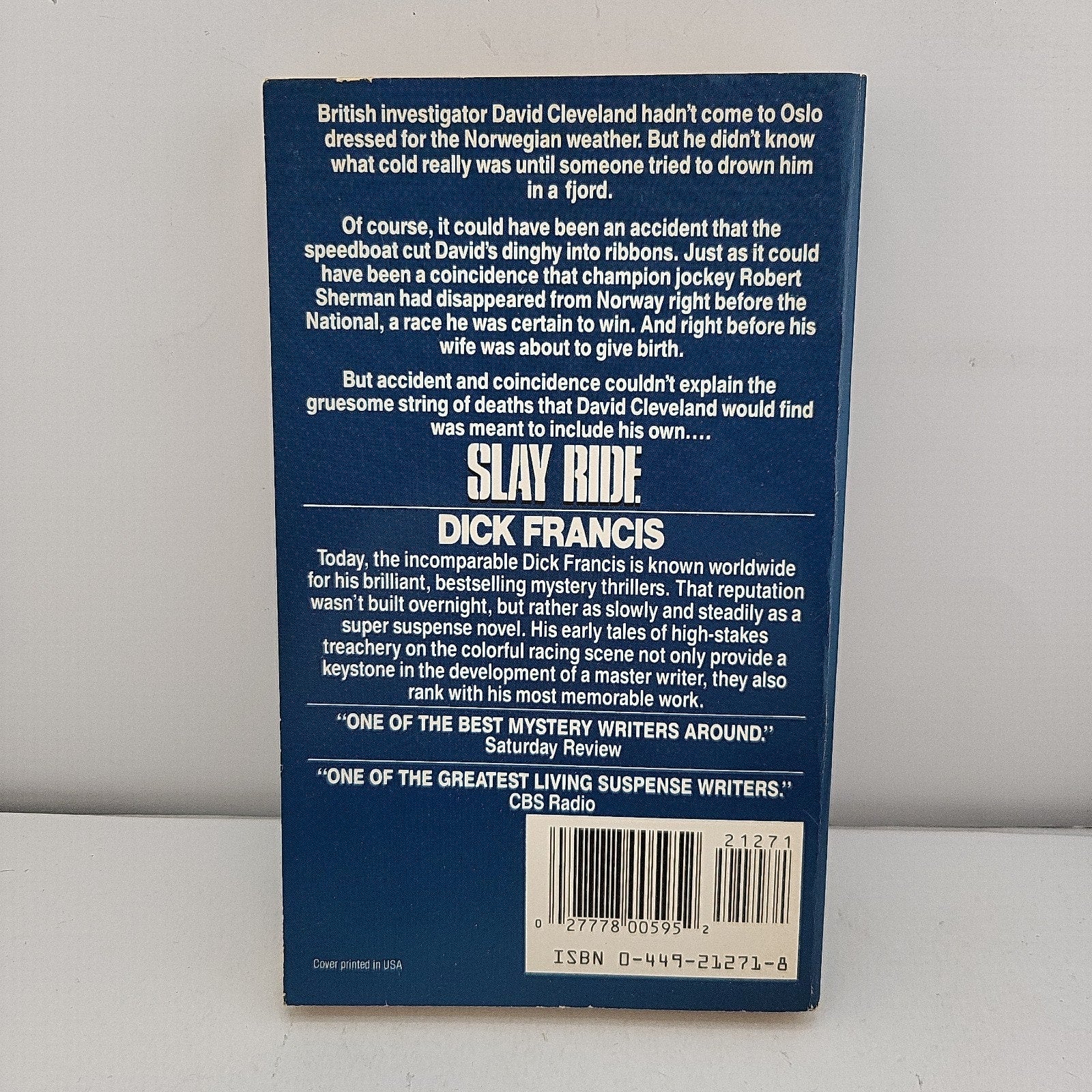 Slay-Ride by Dick Francis (1987, Mass Market)