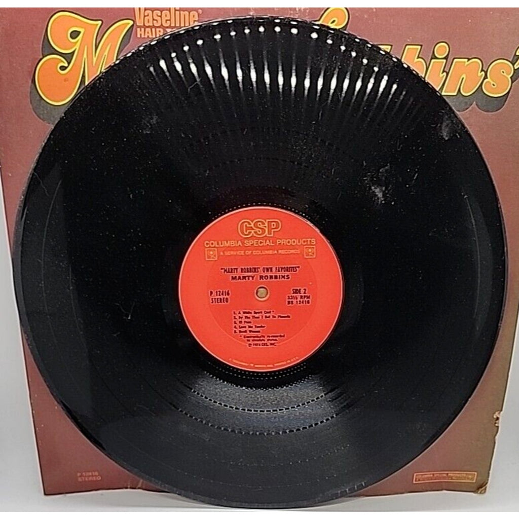Vasoline Hair Tonic Presents Marty Robbins Own Favorites (Record)