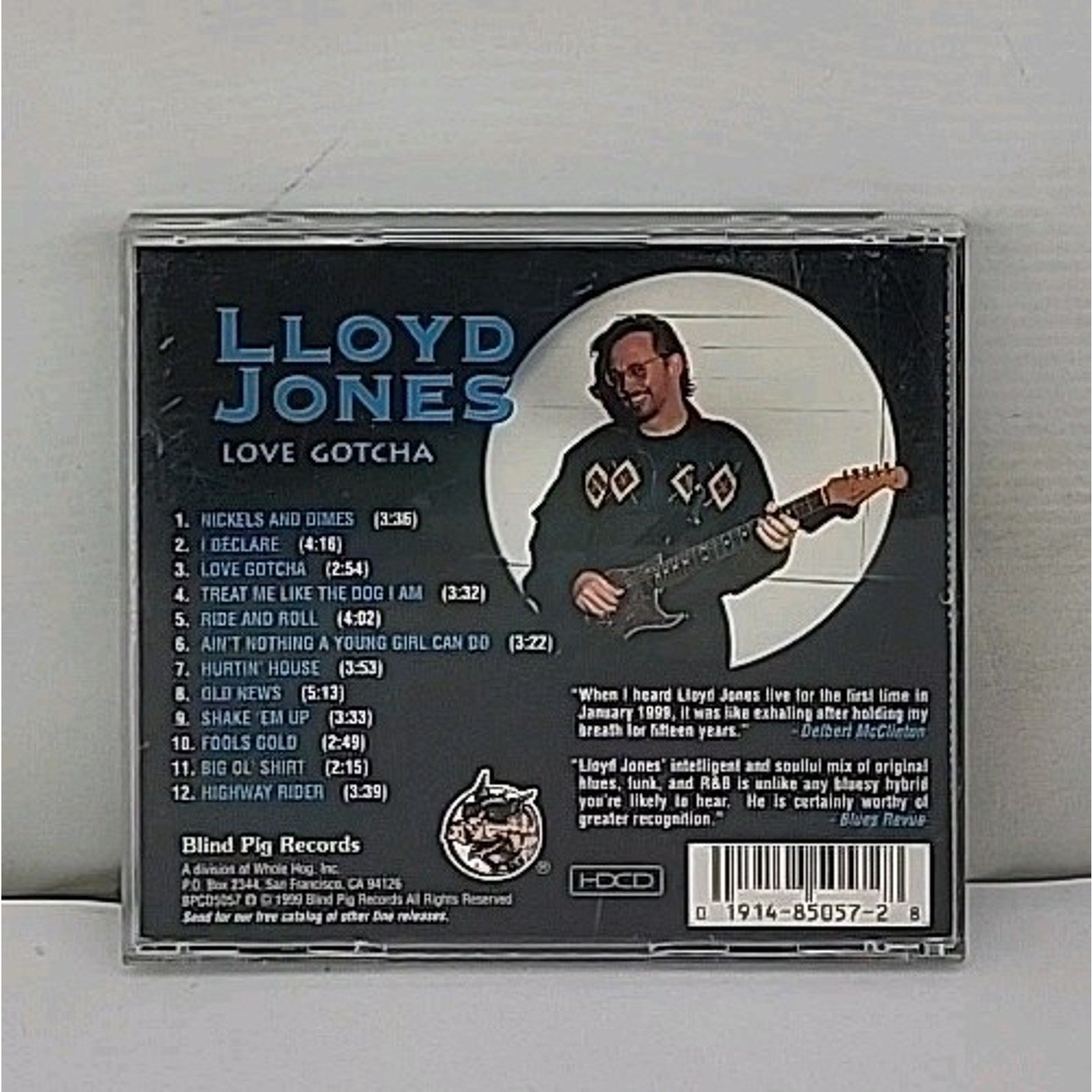 Love Gotcha by Jones, Lloyd (CD, 1999)