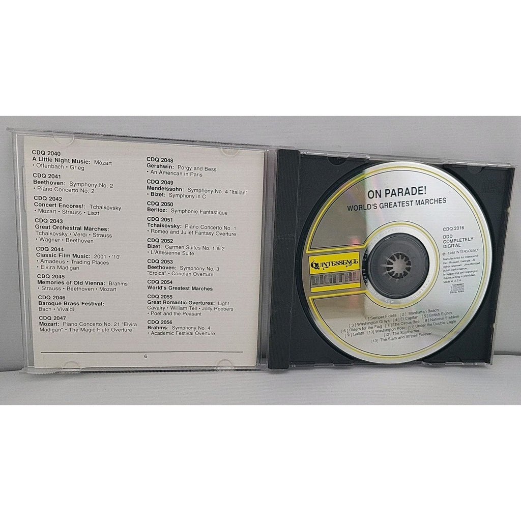 On Parade!: World's Greatest Marches (CD, Feb-1993, Intersound)