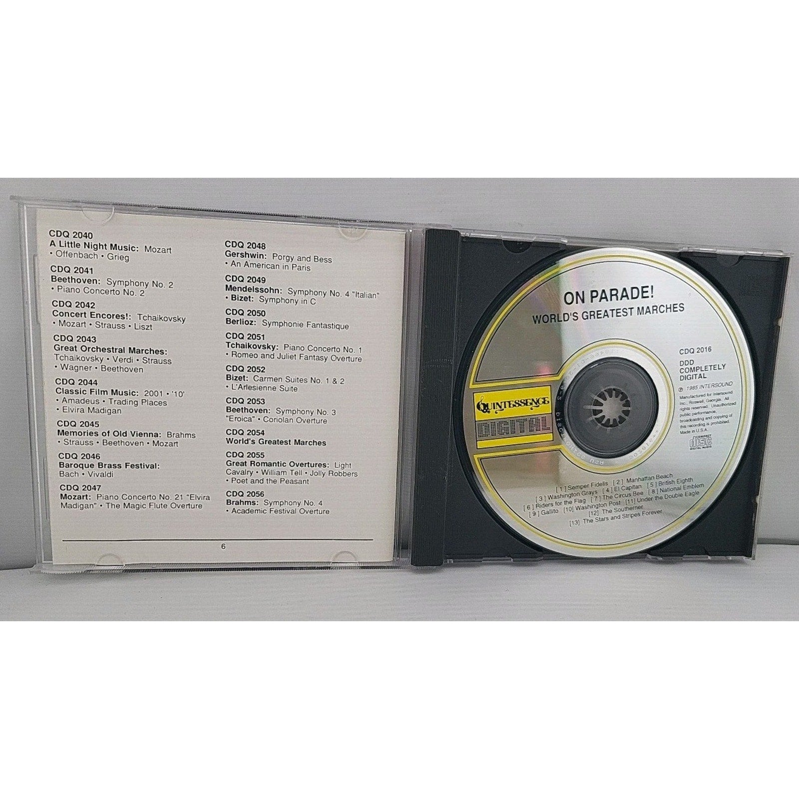 On Parade!: World's Greatest Marches (CD, Feb-1993, Intersound)