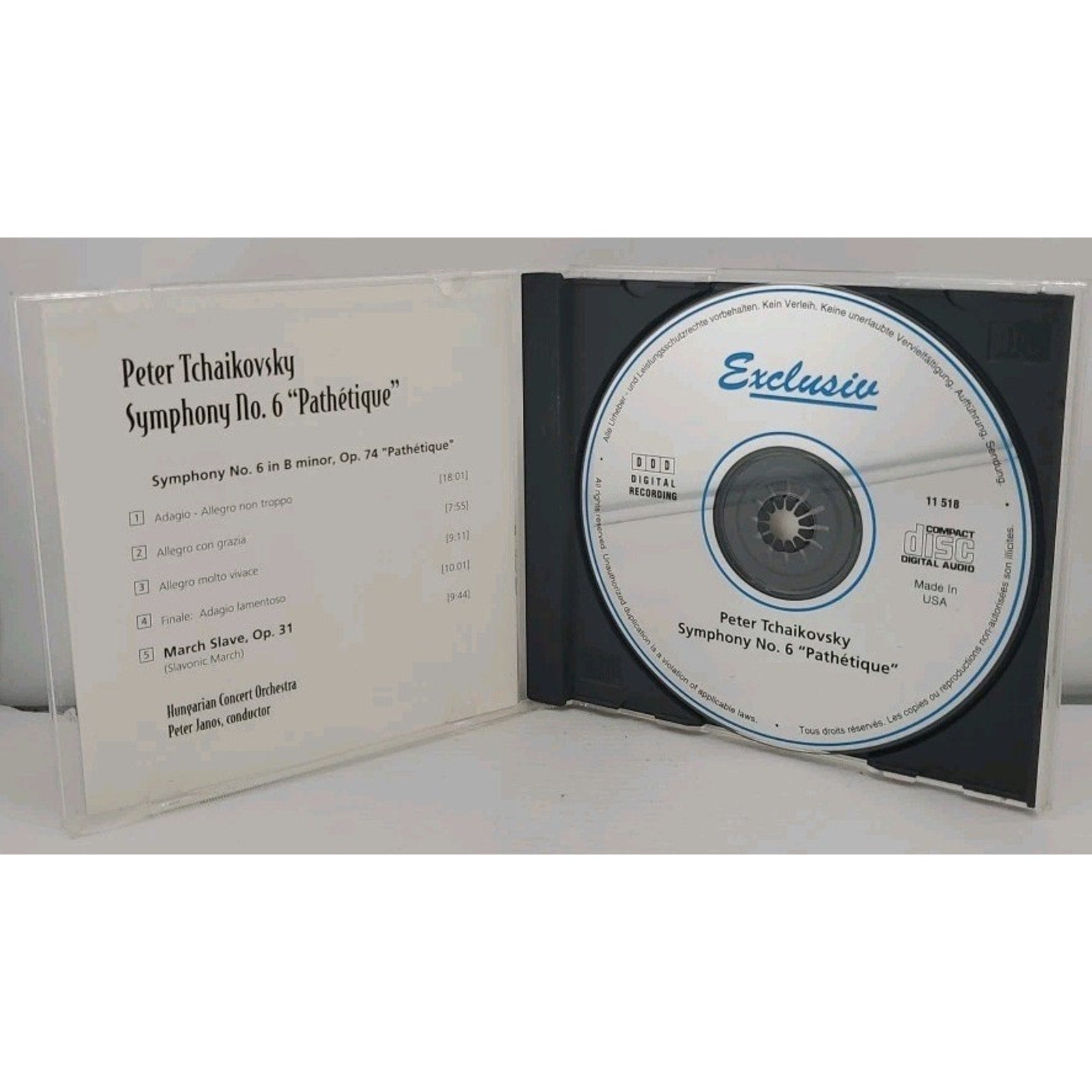P.I. Tchaikovsky : Symphony 6/March Slave CD (1997)